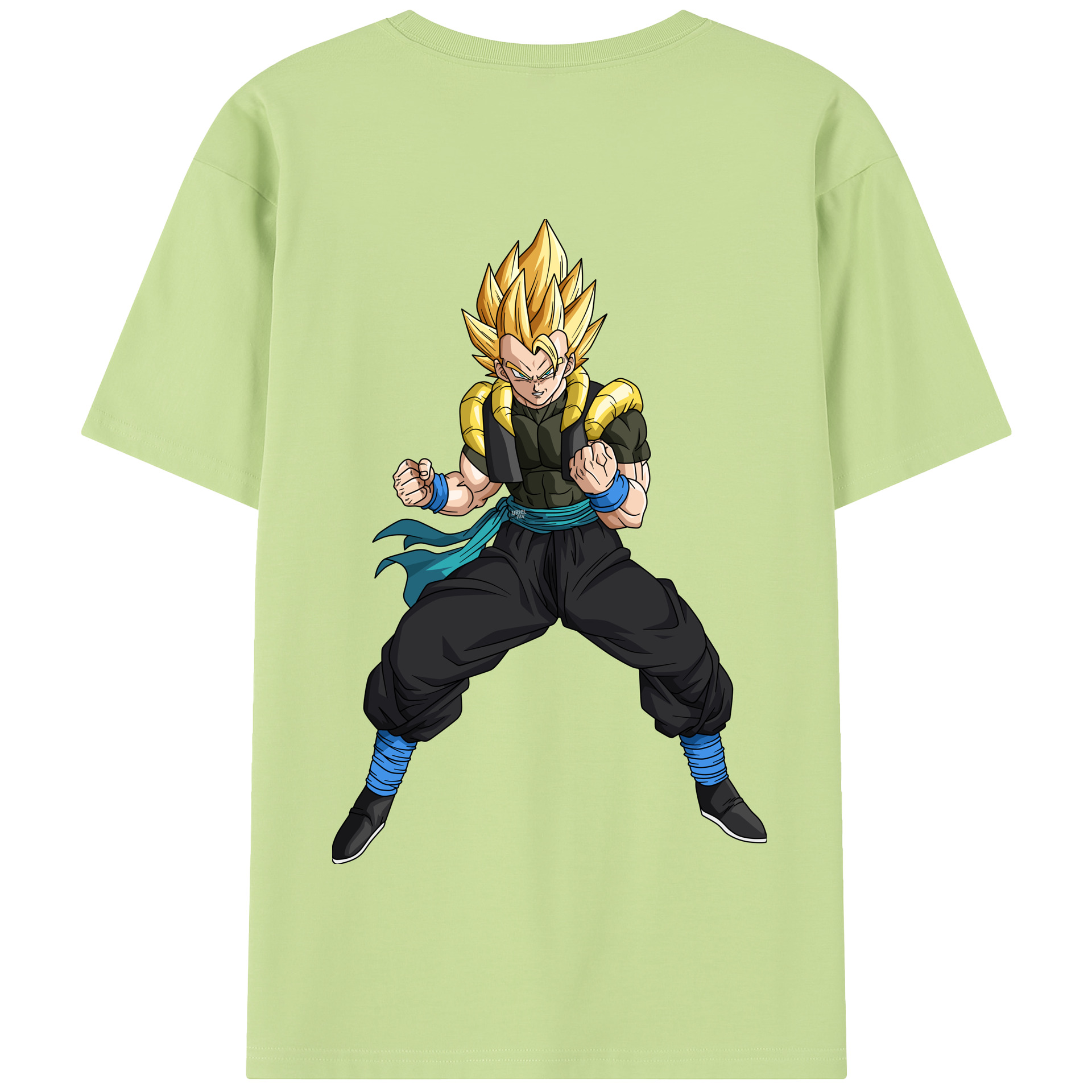 （画像用） ドラゴンボール ベジータ四世（Bejīta Yonsei）DRAGON BALL Vegeta IV 綿100％半袖Tシャツ（背面プリント）